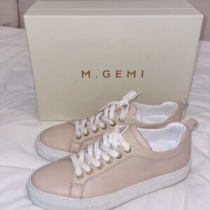 M. Gemi Palestra leather sneakers in blush 37.5